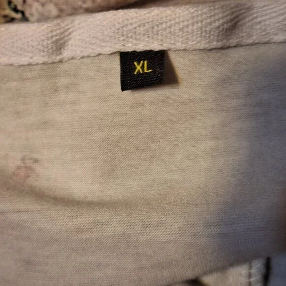 spring henley neck casual print 3/4 length sleeve - Picture 9 of 9